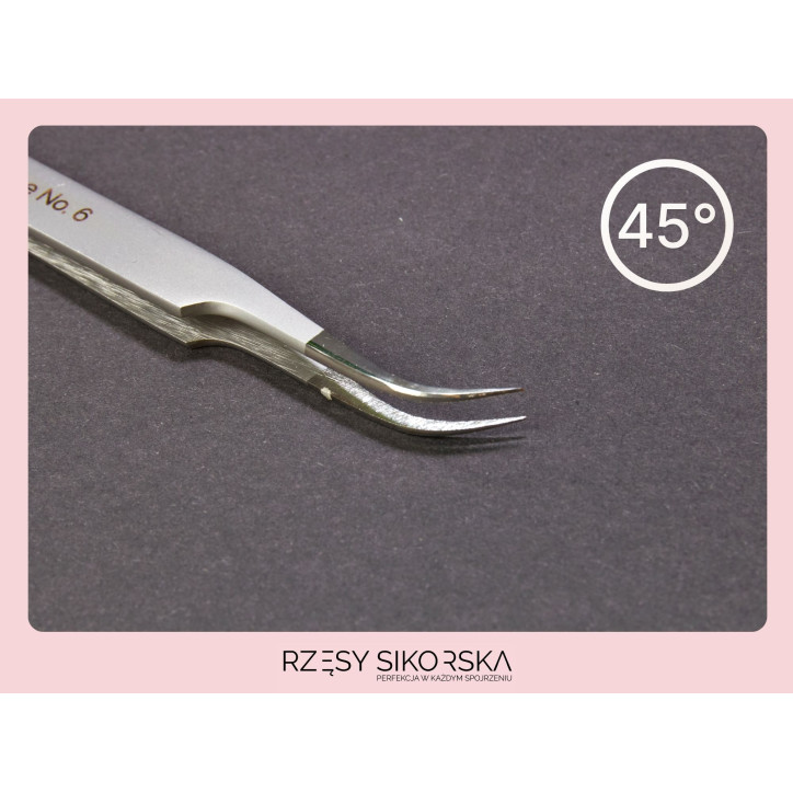 Pęseta do rzęs Prestige No. 6 Separacyjna / 1:1 | Rzęsy Sikorska Pęseta do rzęs Prestige No. 6 Separacyjna / 1:1 | Rzęsy Sikorska
