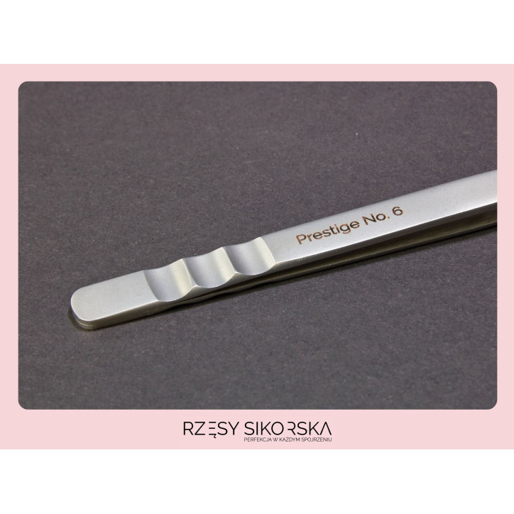 Pęseta do rzęs Prestige No. 6 Separacyjna / 1:1 | Rzęsy Sikorska Pęseta do rzęs Prestige No. 6 Separacyjna / 1:1 | Rzęsy Sikorska