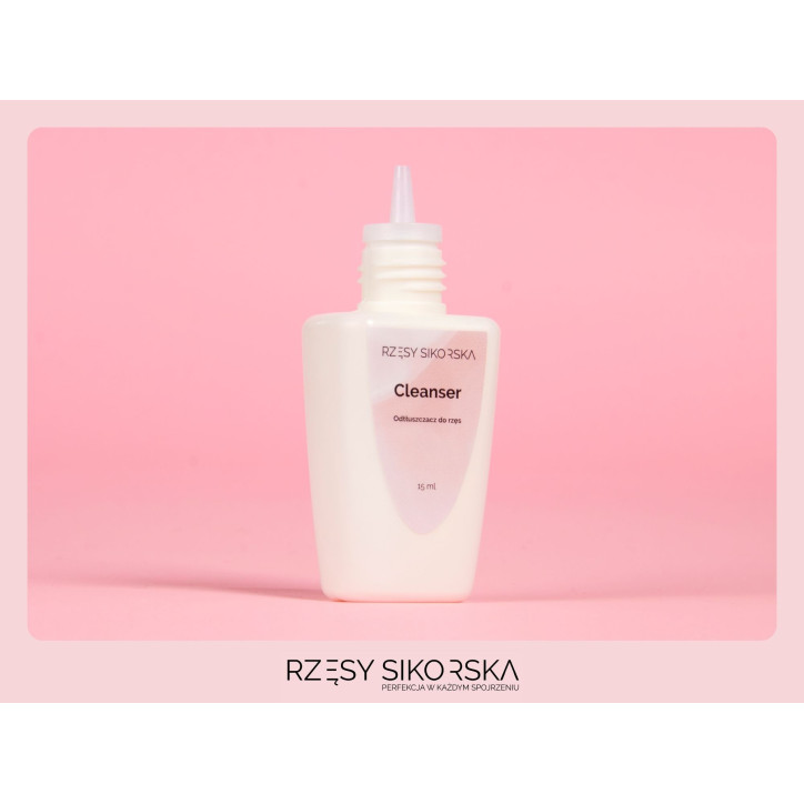 Cleanser (odtłuszczacz) do Rzęs 15ml | Rzęsy Sikorska