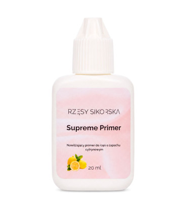 Nawilżający Primer do Rzęs (Cytrynowy) 20ml | Rzęsy Sikorska