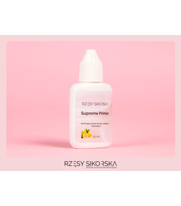 Nawilżający Supreme Primer do rzęs o zapachu cytrynowym Rzęsy Sikorska – 20 ml