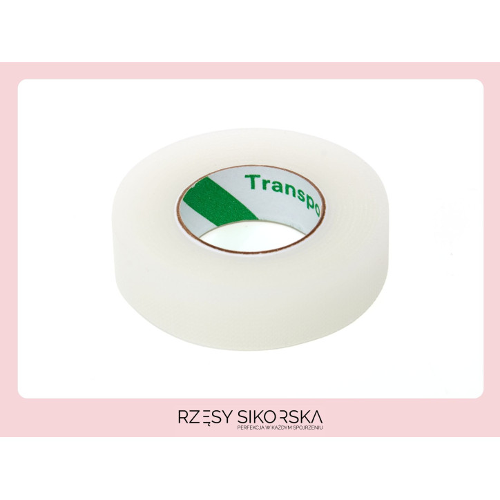 Taśma ochronna transparentna 3M Transpore – 1,25 cm x 5 m
