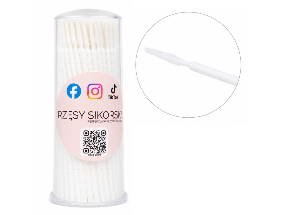 Aplikatory Mikroszczoteczki (Microbrush) Cylinder – 100 szt.