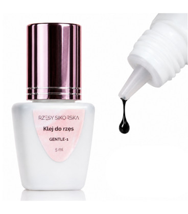Klej do Rzęs Gentle-1 (5 ml, 2-3s) | Rzęsy Sikorska