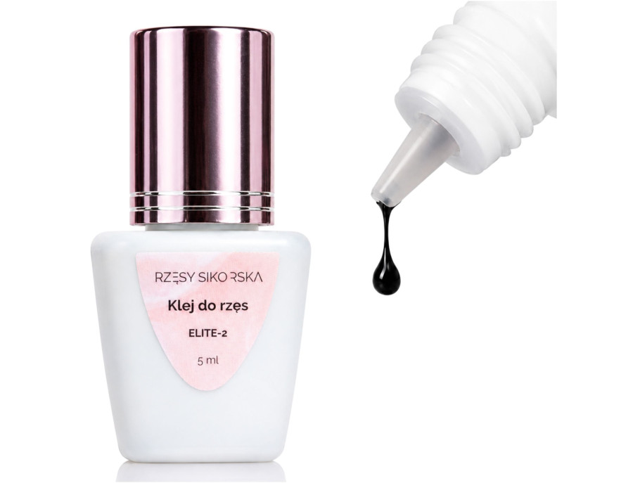 Klej do Rzęs Elite-2 (5 ml, 0.5-1.0s) | Rzęsy Sikorska
