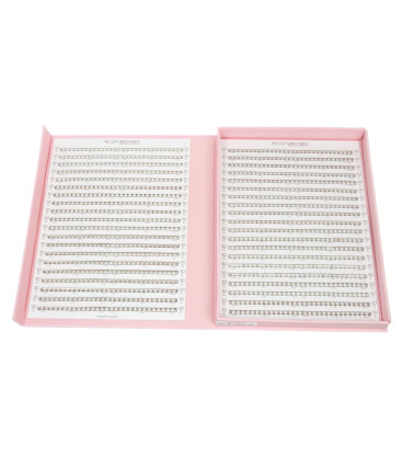 Gotowe Kępki Rzęs 3D/0,07 (1200 szt. 6-13) Black – Mix Palette